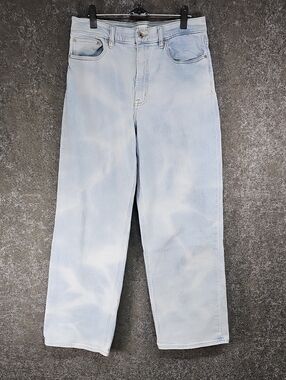 Eunina Ryder Jean, Super High Rise Baggy, Bleach Tie Dye, Juniors 11, ❗️stained❗